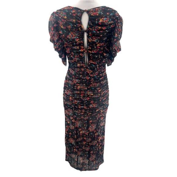 Free People Briella Midi Women's Dress twilight combo sz S revolve - Picture 2 of 5